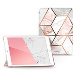 i-Blason Cosmo Protective Case for 10.2-Inch iPad 2019/2020/2021, Marble Pink