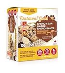 Oatmeal & Honey Protein - Energy Bar, Gluten Free Snack, High in Fiber, Banana - Carob, 100g Bar (6 count)