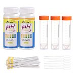 Soil pH Tester, Acidity Test Meter, Strips Kit 200 Tests, for Garden Home Lawn Farm Vegetable Yard Compost Outdoor and Indoor Plants, 4.5-9.0 Range