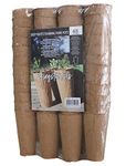 Kingston Tools Extra Long Root Training Fibre Pots 9cm Tall — Peat-Free Biodegradable Wood Pulp — Ideal for Seeds, Seedlings and Cutting Pack of 48