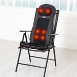 CHOUDHARY ACUPRESSUREPortable Back and Neck Massager for Pain Relief Kneading Car Seat and Office Chair Back Massage with Roller and Vibration Electric Massage Cushion for Back Pain, Random