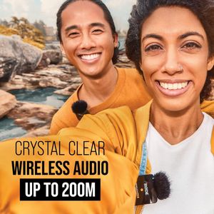 RØDE Wireless GO II Microphone System – Dual Channel Wireless Mic