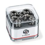 Schaller Security Strap Locks - Ruthenium 1 Pair (2 Pieces)