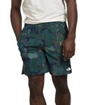 THE NORTH FACE Men's Wander Short, Summit Navy Camo Texture Print, Large