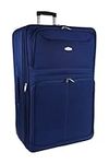 ARIANA Lightweight Luggage Trolley Suitcase Travel Cabin Bag Hand Luggage - RT42 (Navy-Blue, 29" Large)