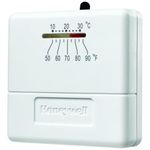 Honeywell Home CT30A1005 Standard Manual Economy Thermostat, White