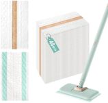 Newbealer 48 PCS Disposable Mop Pads for NB602N Steam Mop, Floor Cleaning Pads, Mop Pads Refills for Multi-Surface Cleaning