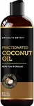 Brooklyn Botany Fractionated Coconut Oil for Skin, Hair and Face – 100% Pure and Natural Body Oil and Hair Oil - Carrier Oil for Essential Oils, Aromatherapy and Massage Oil – 8 fl Oz