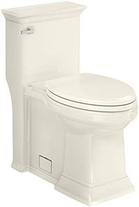 American Standard 2851A104.222 Town Square S Right Height Elongated One-Piece Toilet with Seat, Linen