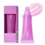 Lip Balm Hydrating & Smooth, Plumping Lip Glow Oil Non-sticky, Fruit-flavored Moisturizing Clear Lip Gloss, Jelly Liquid Lipstick Long Lasting Glossy Lip Care for Dry Lips 8g (03# BLUEBERRY)