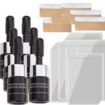 Teacaremoy Cracks Gone Glass Repair Kit, Windshield Crack Repair Kit Car Window Glass Liquid Repair Set, Easily Self Fix Chips and Cracks (6PCS)