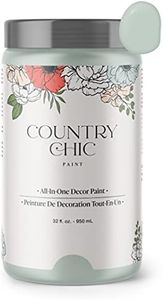 Chalk Style Paint - for Furniture, Home Decor, Crafts - Eco-Friendly - All-in-One - No Wax Needed (Happy Hour [Mint Green], Quart (32 oz))