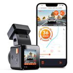 VANTRUE Dash Cam 1080P HDR WiFi GPS Voice Control, Compact Dashcam Front Dash Cams for Cars, 160 Wide Angle Car Camera Dash Cam with Night Vision Buffered Parking Monitor, E1 Lite, Support 512GB Max