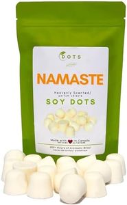 Namaste Wax Melt Scented Soy DOTS- Canadian Made-200+ Hours of Aromatherapy Bliss-Create Beautiful Candle Aromas -Eco Responsible Rice Paper Skore Pouches Reduce Plastic-Use in a Candle Wax Warmer