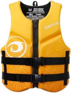 Owntop Swim Vest Adult Water Sport Vest Neoprene Swim Jacket for Swimming, Boating, Kayaking, Fishing | Adjustable Zipper Dual Buckle Foldable Kayak Vest Jacket