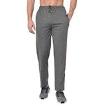 VIMAL JONNEY Cotton Blended Regular Fit Dark Grey Pyjamas for Men-D1ANTHRA_0001-L