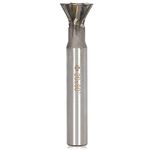 Carbide Dovetail Cutter 60 Degree 6 Flutes Slotting Milling Cutter Cutting Tool Metalworking End Mill Straight Shank Diameter 20mm/ 0.8in