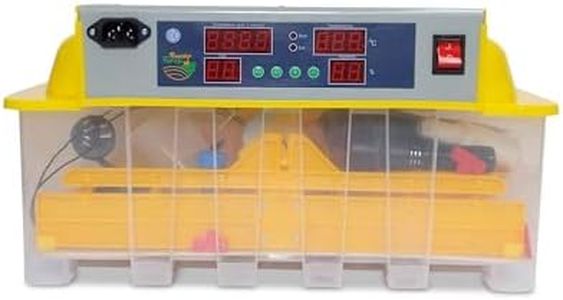 Rooster Farms Electric 48 Egg Incubator + Accessories for Chicken Quail Duck