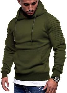 COOFANDY Men's Workout Hoodie Gym Sport Sweatshirt Athletic Pullover Casual Fashion Hooded With PocketArmy Green, XXX-Large)