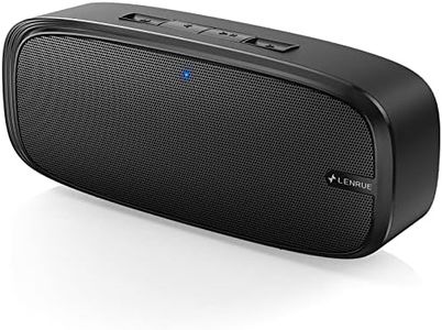 LENRUE Bluetooth Speaker with Loud Stereo Sound Rich Bass 12-Hour Playtime Built-in Mic. Perfect Portable Wireless Speaker for iPhone Samsung and More