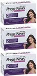 Prega news Value Pack Kit,One Step Pregnancy Test Kit, Easy to Use, Accurate Result in Just 3 Minutes,2 Gloves + 2 Urine Containers + 2 Pregnancy Test Kits x Pack of 3