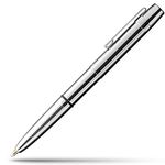 Fisher Space Pen X-Mark Flat-Cap Chrome Space Pen with Clip, Gift Boxed (400WCCL)