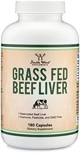 Double Wood Grass Fed Beef Liver - 180 x 500 mg capsules