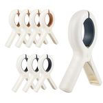 8 Pcs Beach Towel Clips,Towel Clips for Sun Loungers,Large Towel Clips,Sunbed Towel Clips,Strong Grip Clothes Pegs for Sun Lounger, Laundry, Sunbeds,Pool Chairs, for Beach, Pool,Garden