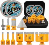 EXFEIN Diamond Tile Hole Saw Kit 12