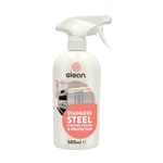 GLEAN Stainless Steel Cleaner & Polish Spray | 500ml | Shines and Protects | Ideal Steel Cleaner For Fridges, Sinks, Kitchen Appliances | Removes Dirt, Grease and Fingermarks