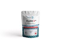 FLUKE X Water Treatment Against Fish Parasites and gill and Body flukes and Tape Worms