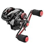 SeaKnight Baitcasting Reels SLARDAR, Baitcaster Reels 10+1BB Fishing Reel - 7.0:1/8.0：1, 17.6LB Carbon Fiber Drag, 10-Level Magnet Braking System, Low Profile Fishing Reel