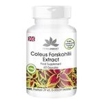 Coleus forskohli extract 50mg with 10mg forskolin, vegan, 60 capsules, without silicon dioxide | HERBADIREKT by Warnke Vitalstoffe - German pharmacy quality