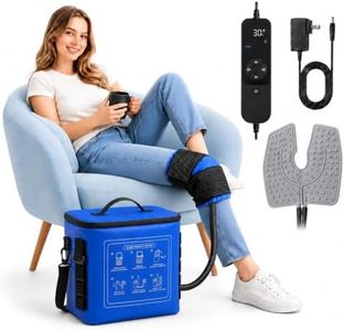 20QT Cold Therapy Machine for Relief, Program Timer Ice Machine for Knee After Surgery, 3 Flow Speeds, Universal Therapy Pad for Knee, Ankle, Arm Joints, Sport Injury