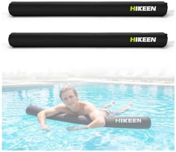 Hikeen 2 Pack Pool Noodles for Swimming and Floating -Black-50x4x4 inches