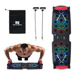 Push up board set with resistance bands