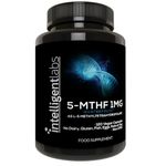 1MG L-5 MTHF by Intelligent Labs, 120 Capsules 4 Months Supply, L-5 Methylfolate Activated Folic Acid Supplement as Quatrefolic Acid, Activated Folate