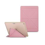 Moshi VersaCover Case for 10.2" iPad 8th (2020)/iPad 7 (2019), Folding Cover with 3-Viewing Angles, Auto Sleep/Wake, Reinforced Frame, Magnetic Closure, Works Pencil Case, Sakura Pink