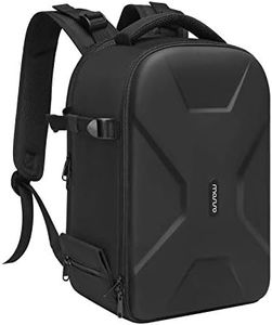 MOSISO Camera Mochila, DSLR/SLR/Mirrorless Fotografía Cámara Bolsa Abierto Total Impermeable Funda Dura con Inserto&Soporte Trípode&Laptop Compartimento Compatible con Canon/Nikon/Sony,Negro