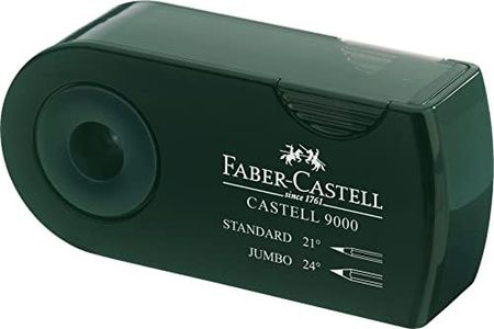 Faber-Castell 9000 582800 – Double taille-crayon, Vert