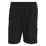 adidas Men's Squadra 21 Woven Shorts, Black / White, M