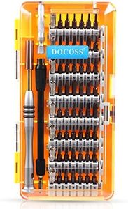 DOCOSS 60 in 1 Precision Magnetic Screw driver tool kit For Mobile Phone, Laptop and Househlold Repair With with S2 Steel & 56 Bit Set