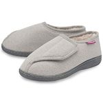 Dunlop Dolly Ladies Slippers - Grey - UK 6