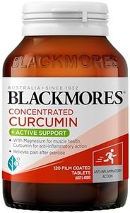 Blackmores Concentrated Curcumin + Active Support | Maintains Joint & Muscle Health | 120 Tablets