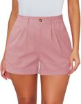 luvamia Women Shorts Pink Shorts Shorts for Lady Lady High Waisted Shorts for Women Travel Clothes Women Womens Summer Shorts Casual Women Shorts High Waisted Size Small Size 4 6