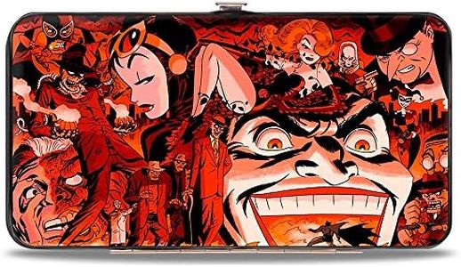 Buckle-Down Hinge Wallet, Batman Villlains Issue 37 Variant Cover Pose Red/Black