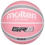 Molten Youth Molten Women's BGR6-WPS Basketball, Pink/Silver, Size 6