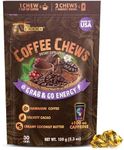 YouChews Coffee Chews - Grab & Go Energy with 100mg per Chew of Clean, Green Caffeine. With Real Organic Ingredients, Low Sugar, Great Bold Taste & Long Lasting Energy Boost (30 Chews Pack)