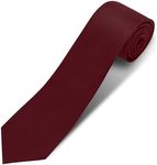 Puistr Men's Ties Solid Pure Color 