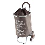 dbest products Laundry Cart, Brown